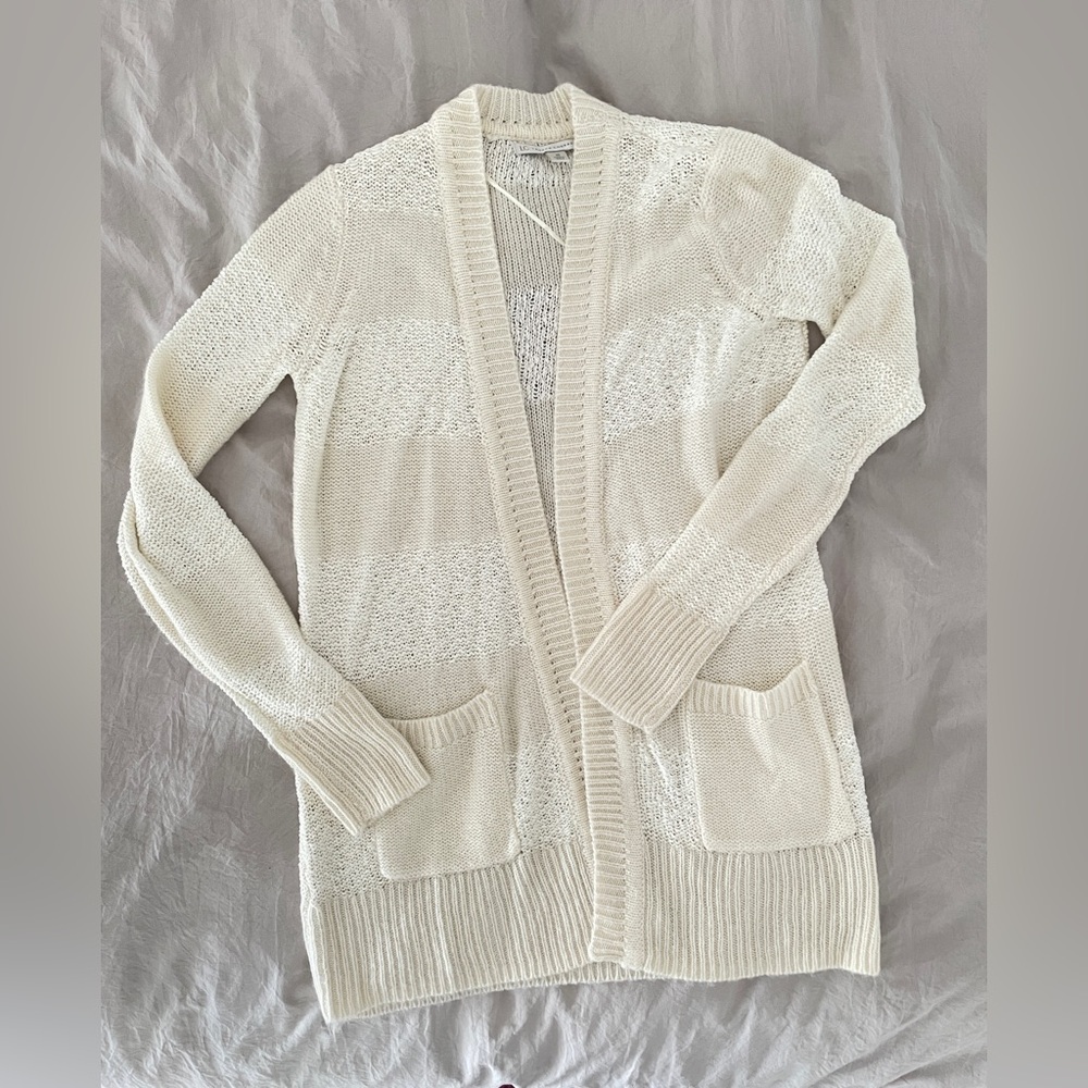 Lauren Conrad Open Front Cardigan with Pockets